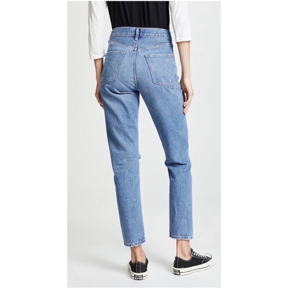 AGOLDE Jamie High Rise Classic Fit Jeans in Angst - Picture 2 of 11